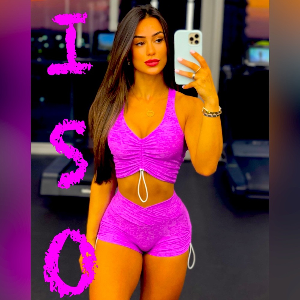 Bombshell Sportswear Purple Rain Toggle Set